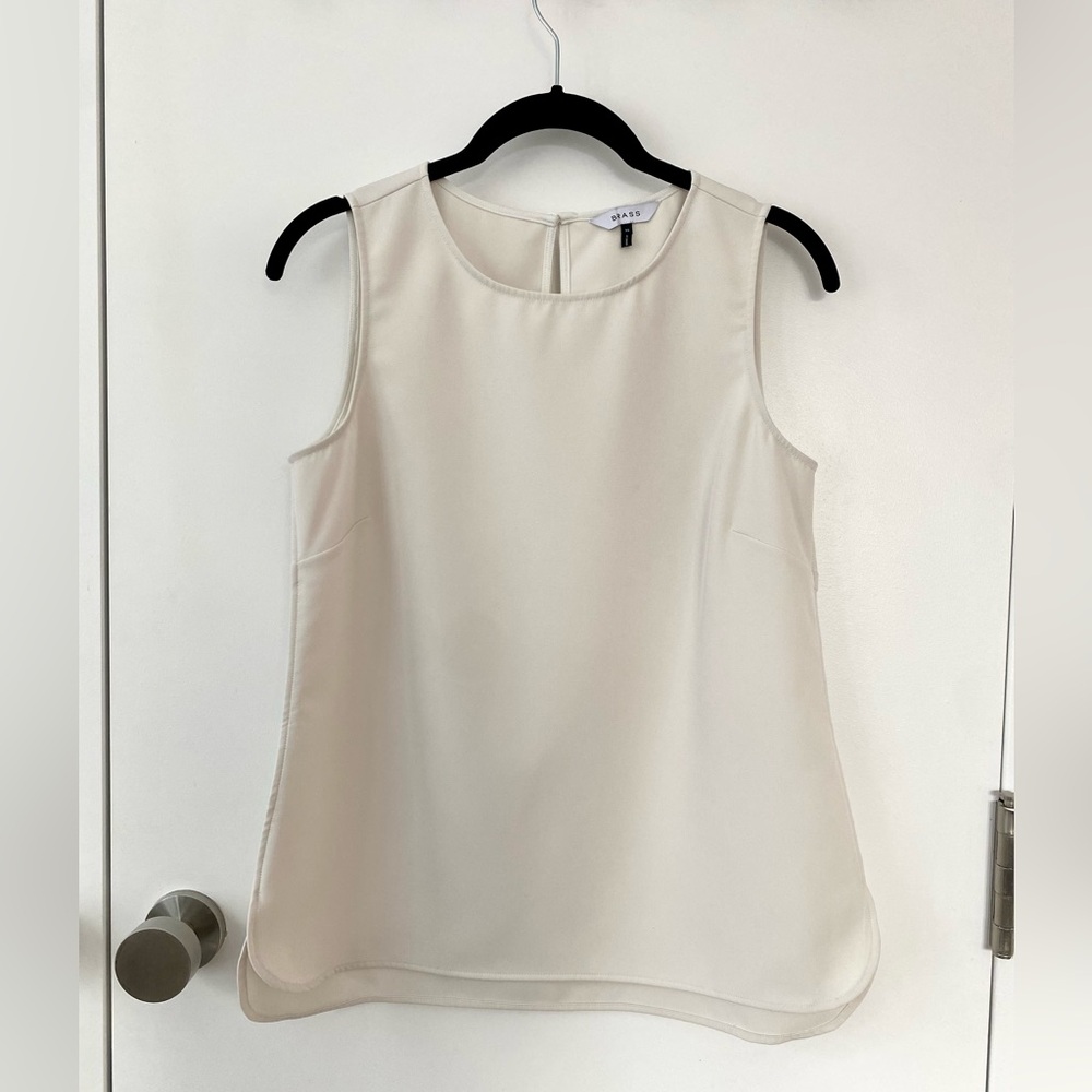 NWOT Brass Clothing High Neck Shell in XS - Picture 3 of 4